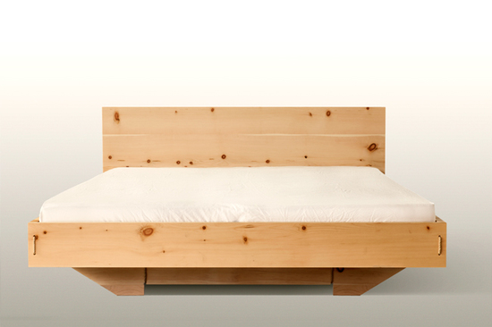 Spannmichein Zirbenholzbett